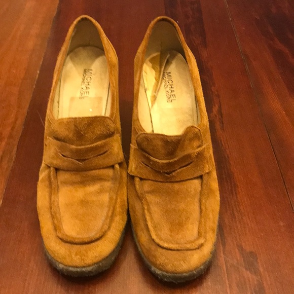 Michael Kors suede wedge loafers - Picture 2 of 5
